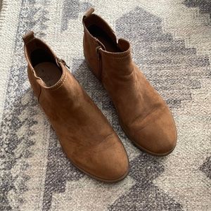 Brown booties